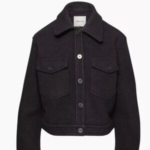 Aritzia Autumn Shirt Jacket in Black (S)
